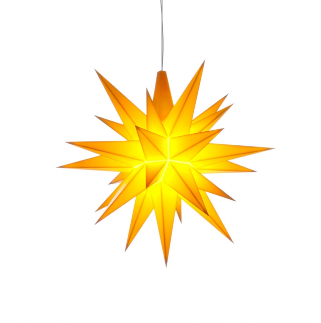 Herrnhuter Sterne A1e gelb 13cm Plastik LED