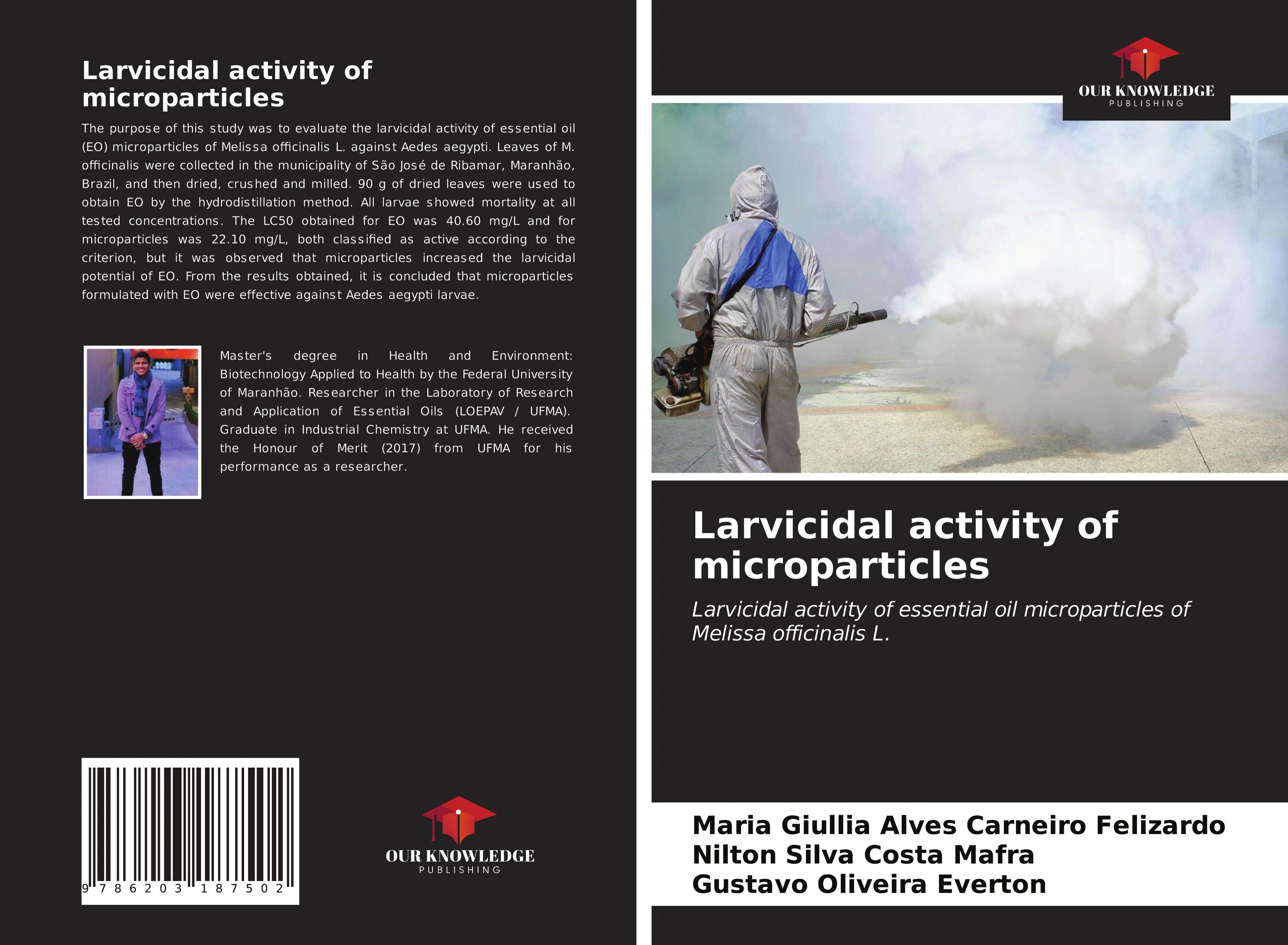 Larvicidal activity of microparticles